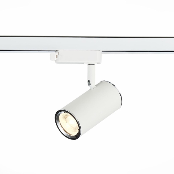 фото Светильник трековый cromi, gu10 1x50w ip20, белый (st301.506.01) st-luce