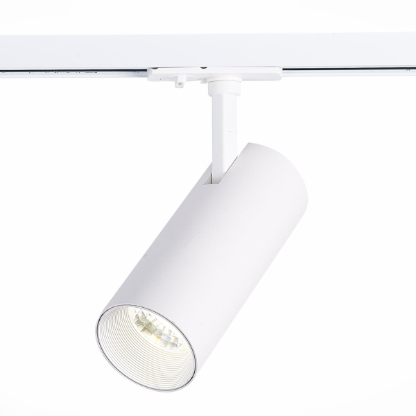 фото Светильник трековый mono, led 1x20w 4000k 24 гр, матовый белый (st350.546.20.24) st-luce