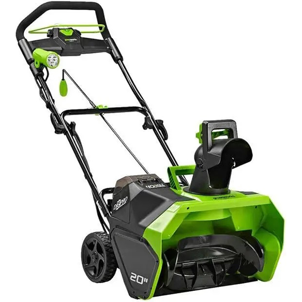 фото Снегоуборщик электрический gd40sb, 51 см (2600607) greenworks