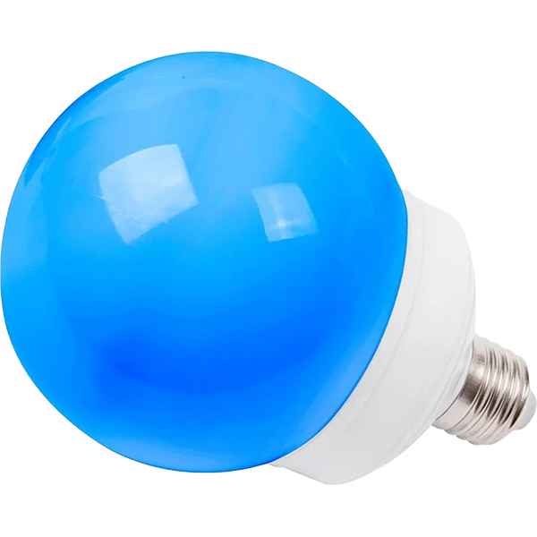 фото Лампы "белт-лайт" 10 led, е27, 100 мм, синие, 2 шт (405-133) neon-night