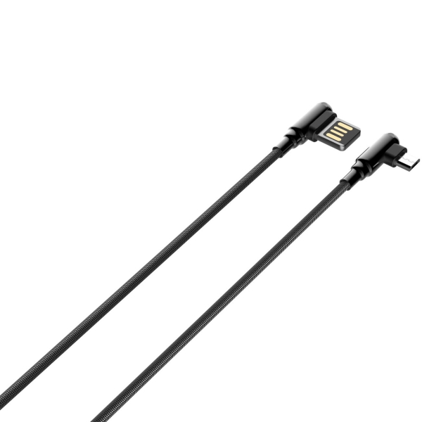 фото Кабель ls422 microusb, 2 м, угловой gray (ld_b4626) ldnio