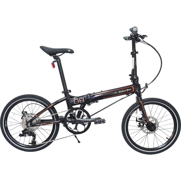 фото Складной велосипед launch d8 ys728, черный (vd22001) dahon