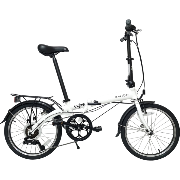 фото Складной велосипед vybe d7 ys701, белый (vd22004) dahon