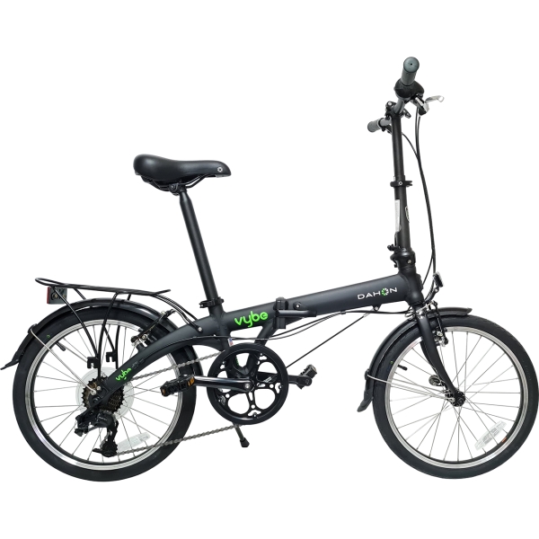 фото Складной велосипед vybe d7 ys728, черный (vd22005) dahon