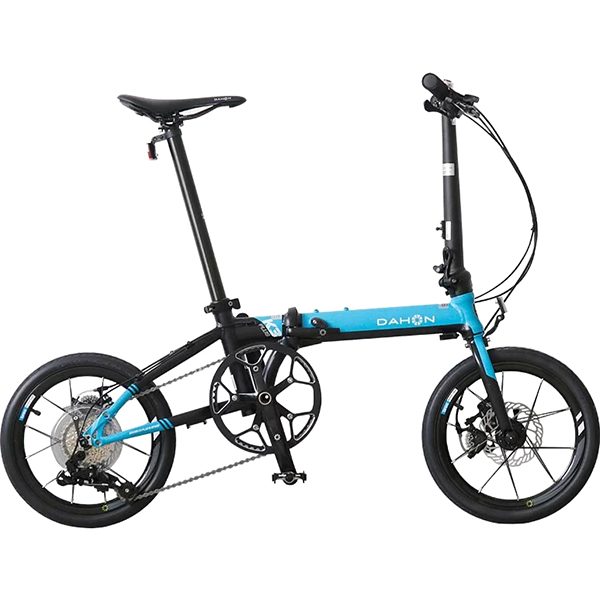 фото Складной велосипед k3 plus, черный/синий (vd22008) dahon