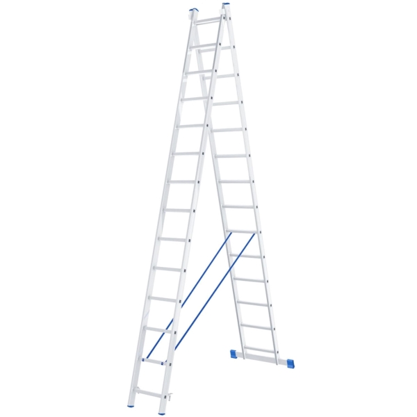 фото Лестница двухсекционная, 2х14 ступеней (97914) сибртех
