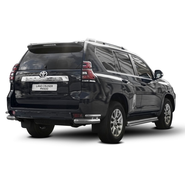 фото Защита заднего бампера для toyota land cruiser 150 prado 2017+ (r.5721.007) rival