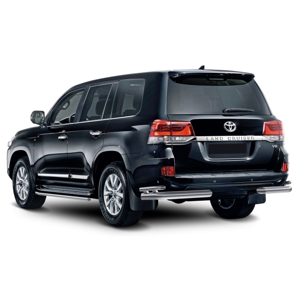 фото Защита заднего бампера для toyota land cruiser 200 2015+ (r.5717.008) rival