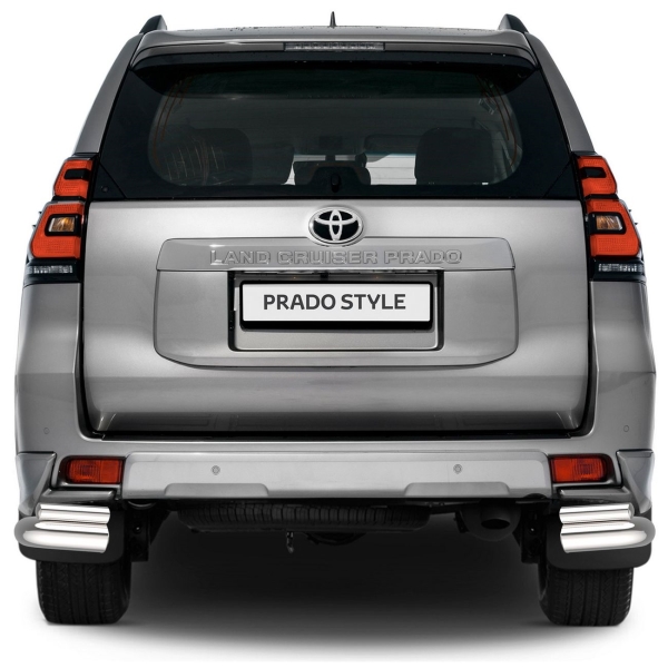 фото Защита заднего бампера для toyota land cruiser 150 prado style 2019+ (r.5723.005) rival