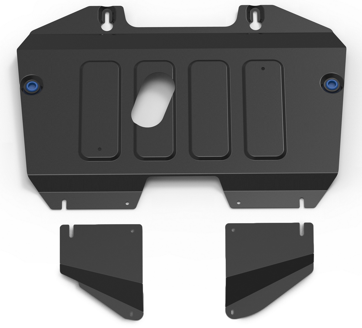 фото Защита картера и коробки передач для toyota highlander 2020+, v-3.5 (111.9549.1) rival