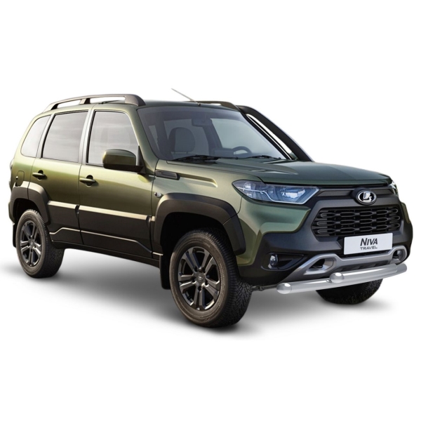 фото Защита переднего бампера для lada travel 2021+ (r.6008.002) rival