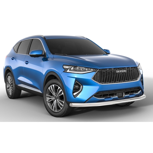 фото Защита переднего бампера для haval f7 2019+ (r.9404.001) rival