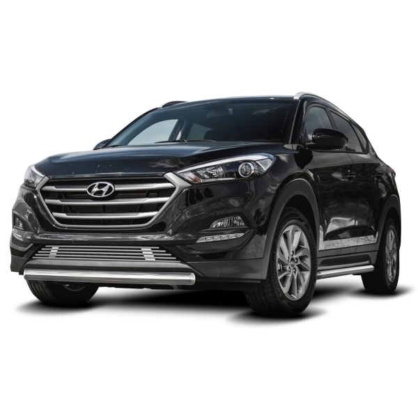 фото Защита переднего бампера для hyundai tucson 2015-2018+ (r.2308.002) rival