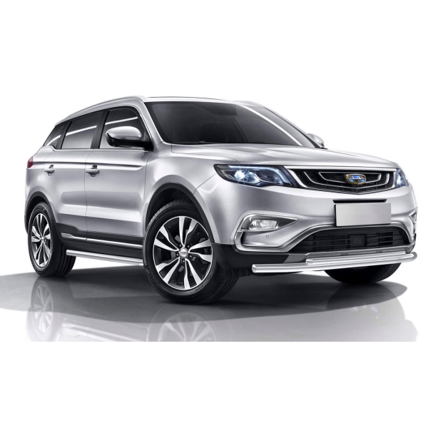 фото Защита переднего бампера для geely atlas 2018+ (r.1904.001) rival