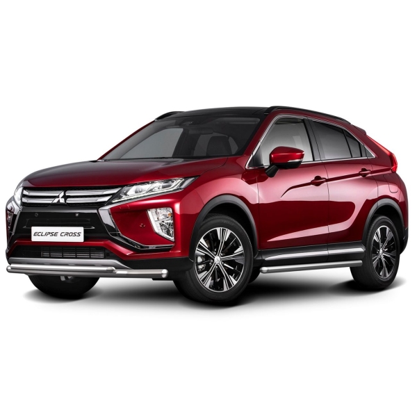 фото Защита переднего бампера для mitsubishi eclipse cross 2018+ (r.4014.001) rival