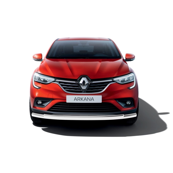 фото Защита переднего бампера для renault arkana 2019+ (r.4705.001) rival