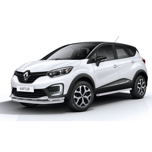 фото Защита переднего бампера для renault kaptur 2016+ (r.4704.001) rival