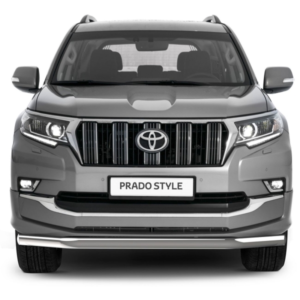 фото Защита переднего бампера для toyota lc150 prado style 2019+ (r.5723.001) rival