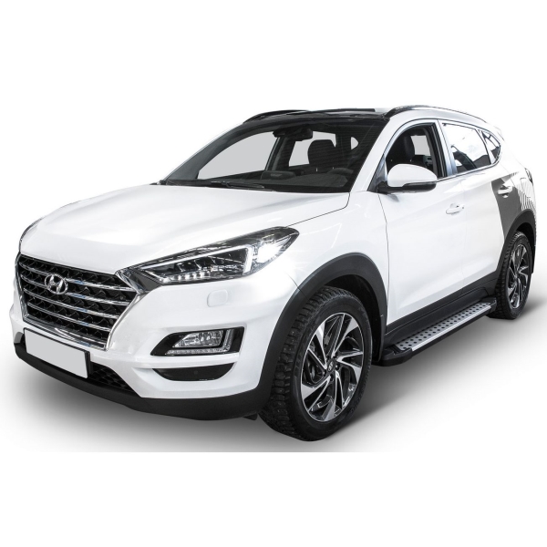 фото Пороги для hyundai tucson 2015+/sportage 2016+ (d173al.2309.2) rival