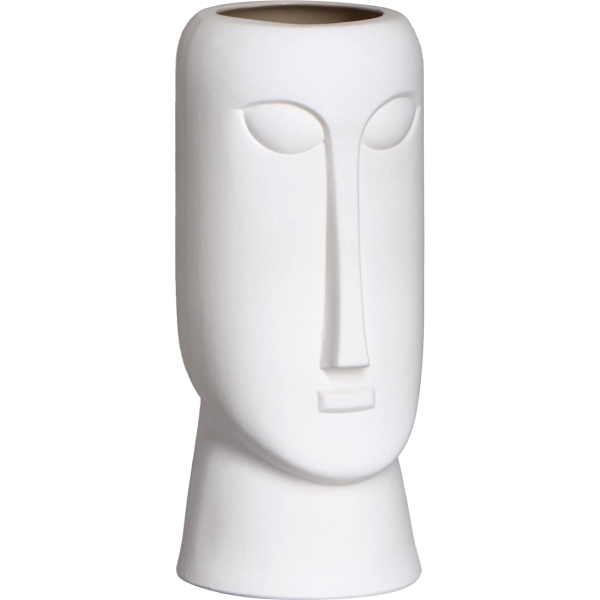 фото Ваза настольная "будда", керамика, 31,5 см, белая (5431825) noname