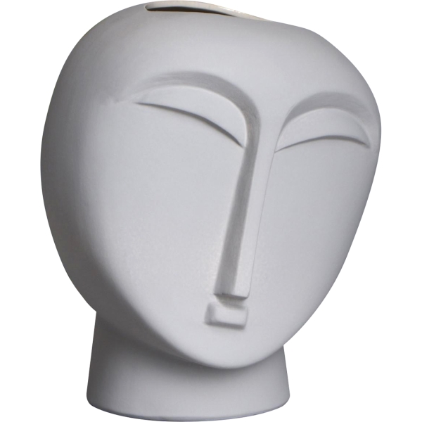 фото Ваза настольная "будда", керамика, 21,5 см, серая (5431827) noname