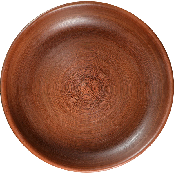 фото Сковорода для запекания "кеци", 26,5 см, коричневая (4298658) красная глина