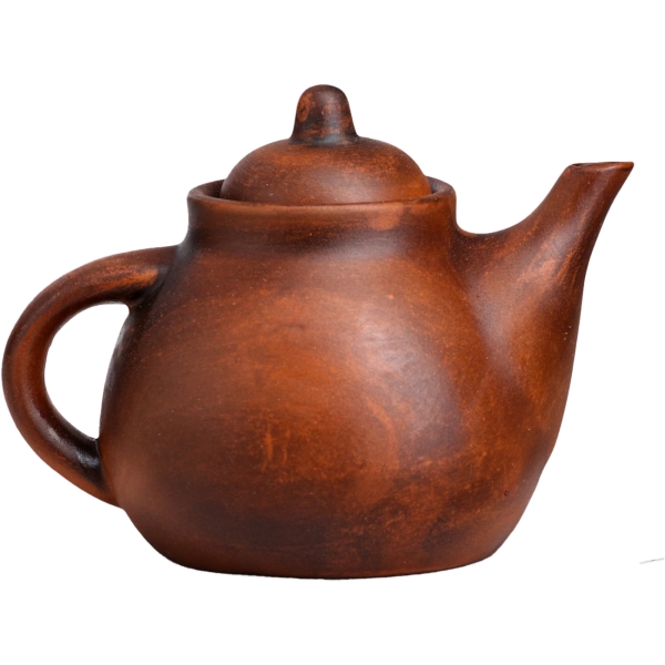 фото Заварочный чайник большой, гладкий, 1,7 л (1876400) красная глина