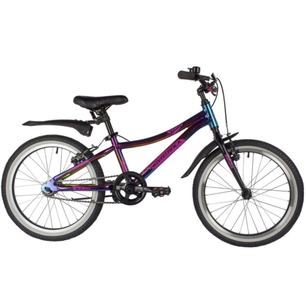 фото Велосипед katrina 20" (2022), фиолетовый металлик (207akatrina1v.gvl22) novatrack