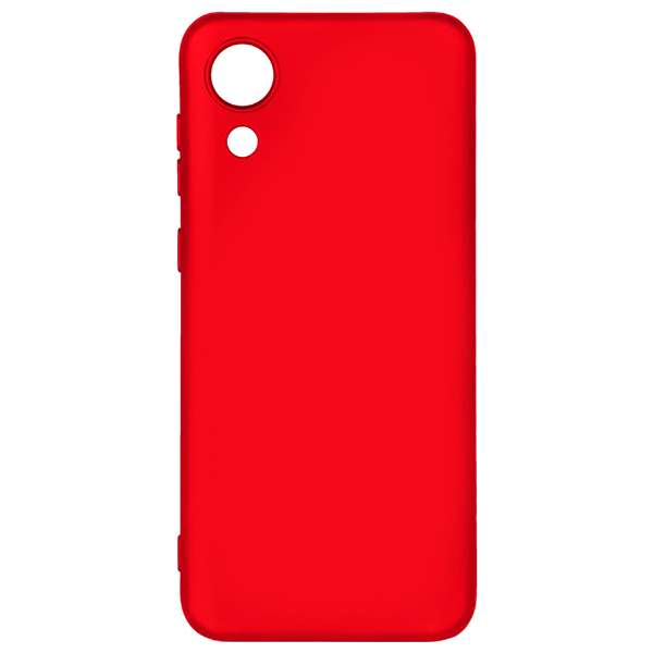 фото Чехол samsung galaxy a03 core, силикон с микрофиброй red (soriginal-33) df