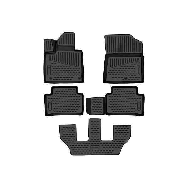 фото Коврики в салон 3d для kia sorento iv 2020+, внедорожник, 7 мест (3da59061210) element