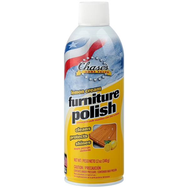 фото Полироль для мебели lemon cream furniture polish, 340 г (010228104084) chase's home value