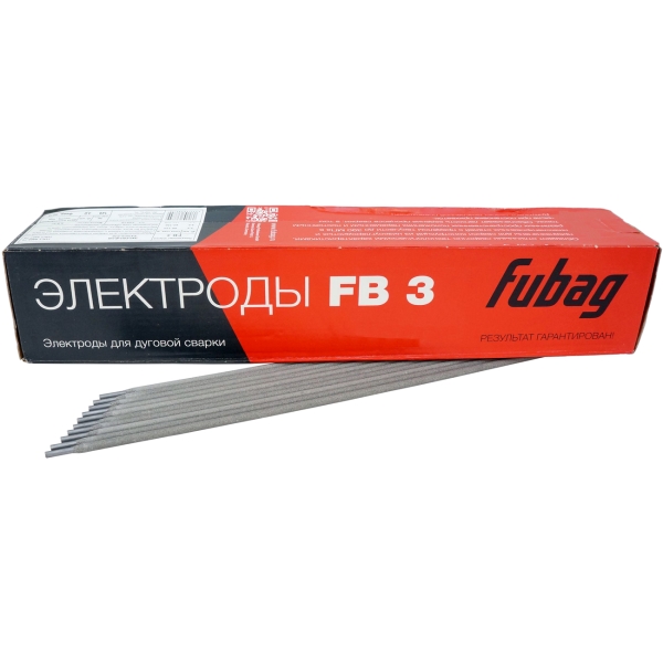 фото Электроды сварочные с рутиловым покрытием, fb 3 d3 мм, 5 кг (38870) fubag
