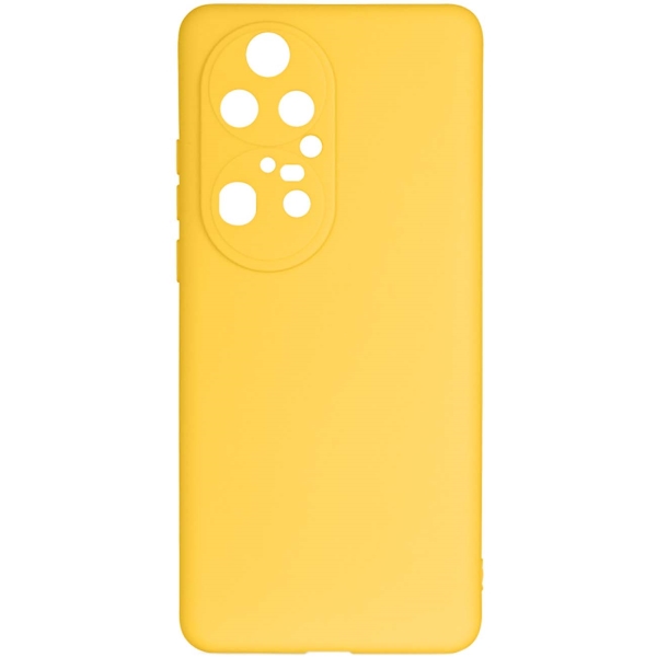 фото Чехол для huawei p50 pro, силикон yellow (hwcase-104 ) df