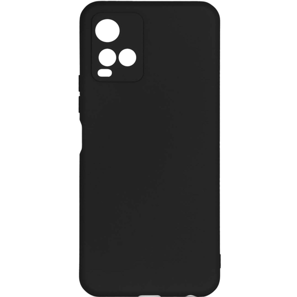 фото Чехол для vivo y21/y33s, силикон black (vcase-06) df