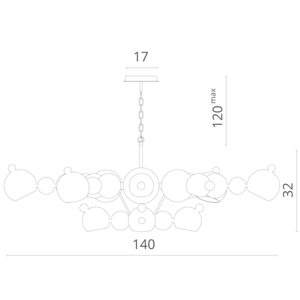 фото Люстра подвесная fluido 6820/02 sp-12 divinare