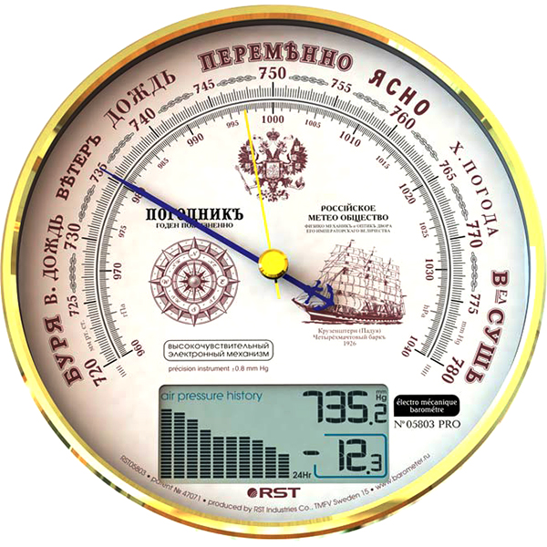 фото Барометр "крузенштерн" (05803) rst