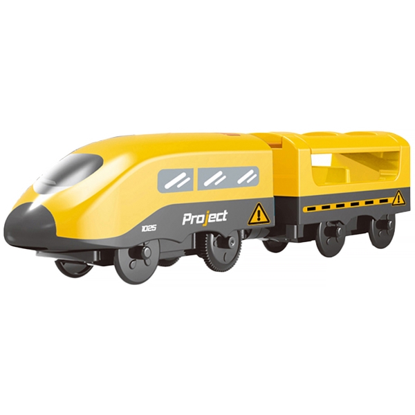 фото Игрушечный поезд "мой город", 2 предмета, желтый (g212-031) givito