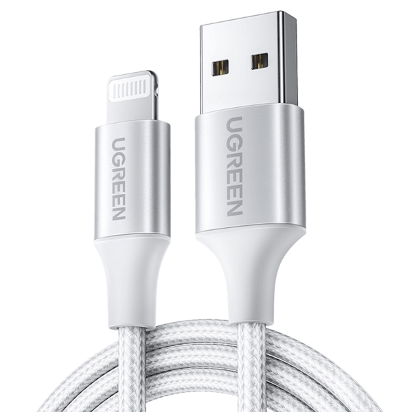 фото Кабель usb-a 2.0 - lightning, mfi, 1,5m (60162) ugreen