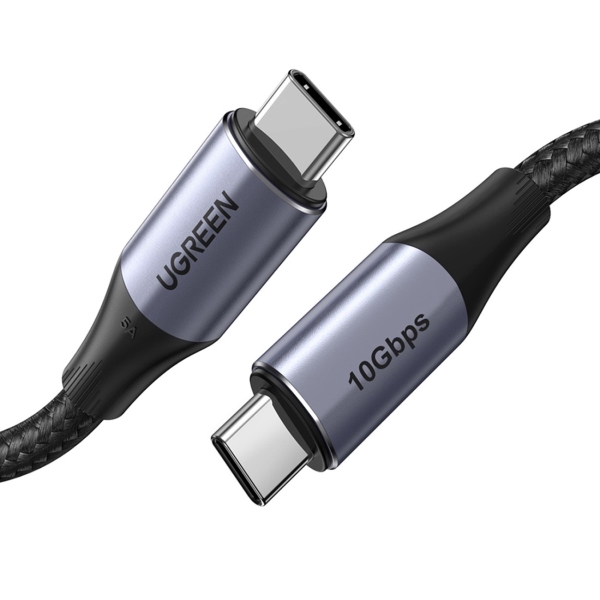 фото Кабель usb-c 3.1 gen 2, 5a, pd, 100w fast charge, 1m (80150) ugreen