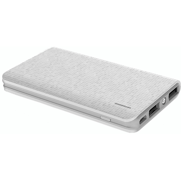 фото Внешний аккумулятор g12 8000mah + кабель white (g12_white) golf