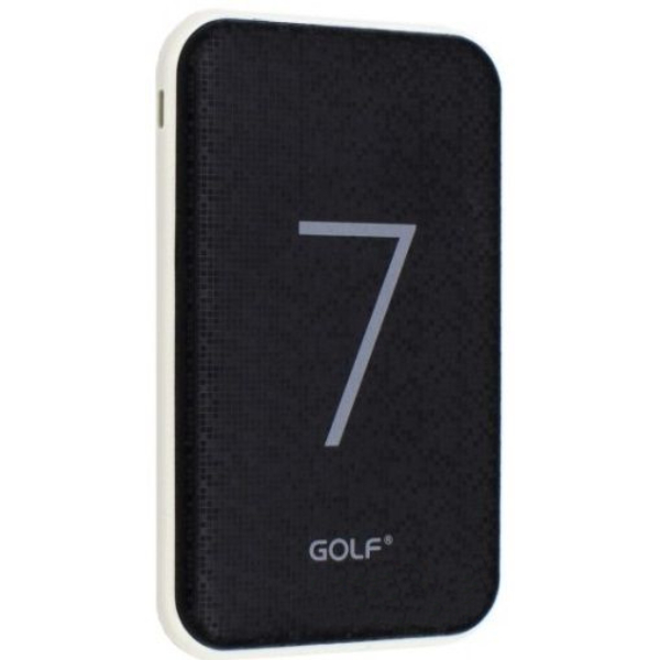 фото Внешний аккумулятор g25 7000mah + кабель black (g25_black) golf