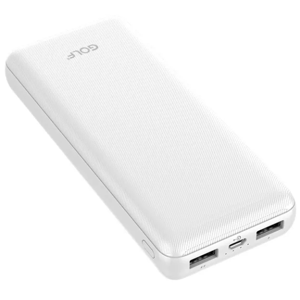 фото Внешний аккумулятор g44 20000mah + кабель white (g44_white) golf