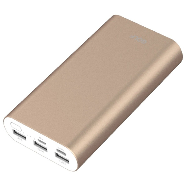 фото Внешний аккумулятор g66 20000mah + кабель gold (g66_gold) golf