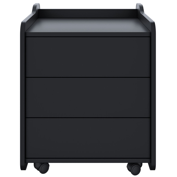 фото Тумба офисная case 50, 3 ящика, черная (cs-2bkbk) vmmgame