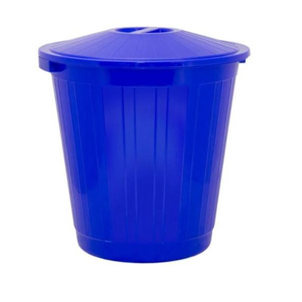 фото Мусорный бак 60 л, синий (эп 097617) элластик-пласт