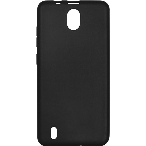 фото Чехол для nokia с01 plus, силиконовый black (nkcase-18 bl) df