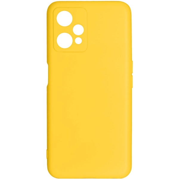 фото Чехол для realme 9 pro, силиконовый yellow (rmcase-13 y) df