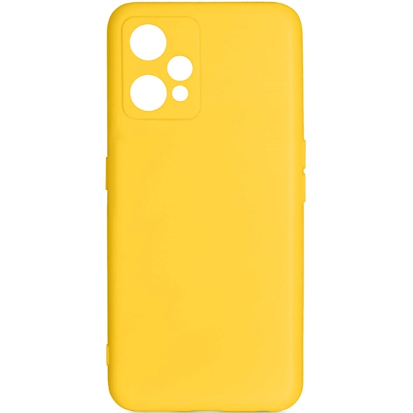 фото Чехол для realme 9 pro+, силиконовый yellow (rmcase-15 y) df