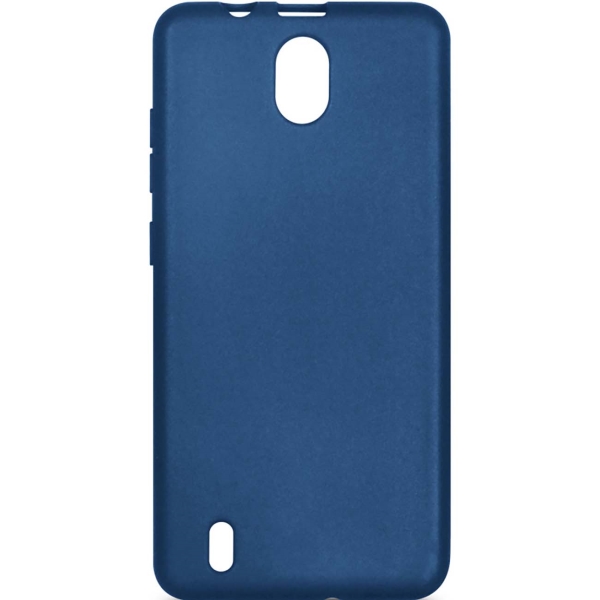 фото Чехол для nokia c01 plus, силиконовый blue (nkcase-18 b) df