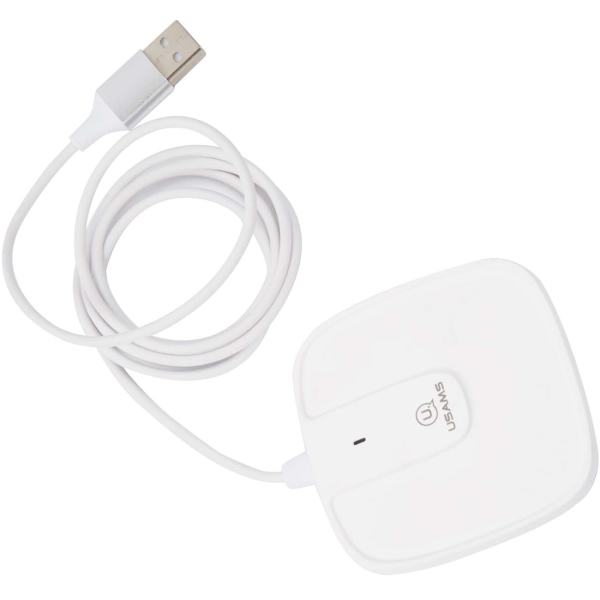 фото Беспроводное зарядное устройство us-cd155 magsafe 15w white (cd155dz01) (ут000024937) usams